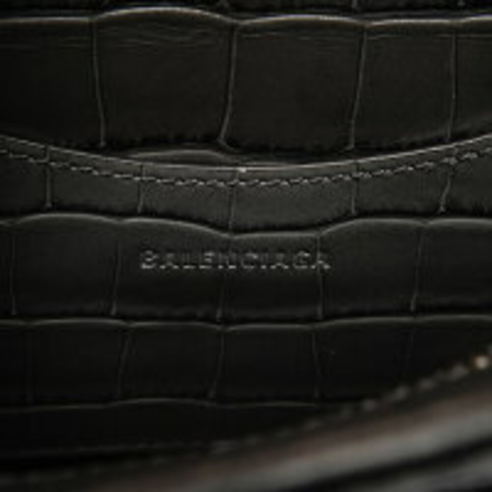 Balenciaga Neo City Embossed Leather Handbag Gray - Picture 9 of 13